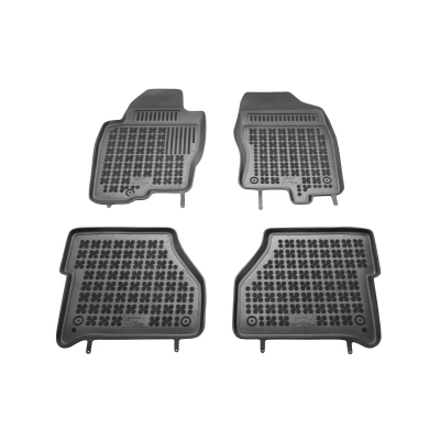 Bild av REZAW PLAST 201803 Ensemble de tapis sol Caoutchouc avant et arrière 4 noir Sur mesure NISSAN: NP300 Navara Pick up