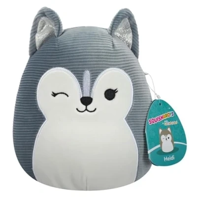 Bild av Squishmallows Squisharoys Heidi der Husky, 19 cm, officiell jazware plysch, supermjukt gosedjur, sällsynt modell 2024