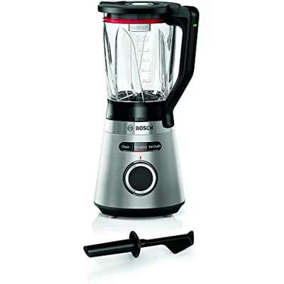 Bild av Bosch VitaPower Series 4 Blender Stor och tålig kanna med säkerhetslock hällpip Specialprogram för rengöring Diskmaskinssäker Avtagbara knivar Mixar slätt även frysta bär MMB6382M