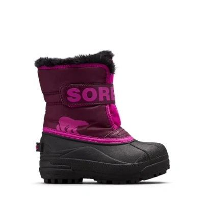 Bild av Sorel Unisex barn Snow Commander Boot, Lila Dahlia Groovy Rosa, 27 EU