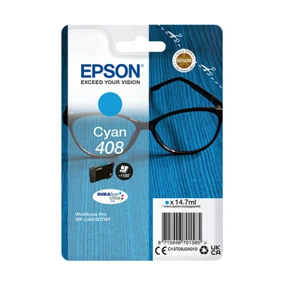 Bild av Epson 408 high capacity cyan original ink cartridge Bläckpatron Blå
