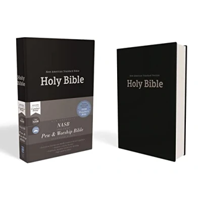 Bild av NASB, Pew and Worship Bible, Hardcover, Black, 1995 Text, Comfort Print
