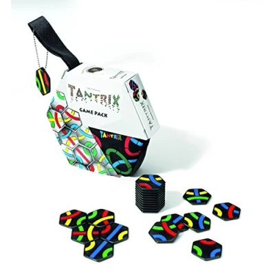 Bild av Tantrix 53001 Game Pack strategispel och pussel, svarta spelstenar