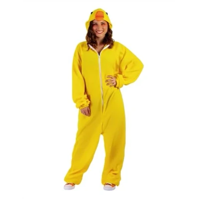 Bild av Rubies Chick Pyjamasdräkt, gul, en storlek passar alla S8448