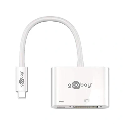 Bild av Pro USB C with Power Delivery to DVI I &amp; adapter