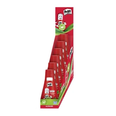 Bild av Pritt universallim, snabbtorkande lim med enkel användning, lösningsmedelsfritt flytande för barn, transparent pyssellim många pysselmaterial, 6 x 100 g