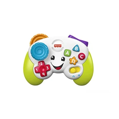 Bild av Fisher Price Game and Learn Controller, lära ut första ord, bokstäver, siffror, färger och former med sånger ljud, åldrarna 6, 36 månader, FWG12, paket 1