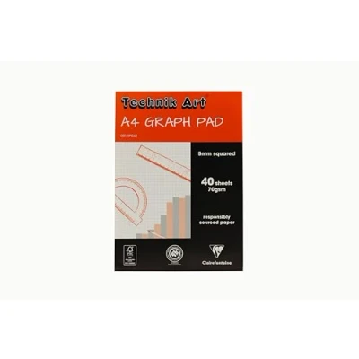 Bild av Technik Art CH21026 millimeterblock, A4, 5 mm