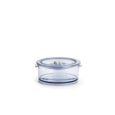 Bild av Magisk VAC aco1004 rund panna 1,5 L grå, transparent 1 st (S) matförvaring behållare matförvaring, (103 mm, (S))