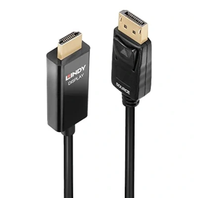 Bild av Lindy 5 m DP till HDMI adapterkabel med HDR