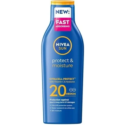 Bild av NIVEA Protect &amp; Moisture Sun Lotion SPF20 200 ml