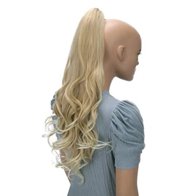 Bild av CAISHA 60cm Hairpiece Braid Ponytail Hair Extension Voluminous Wave Light Blonde Mix H510