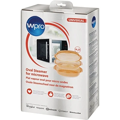 Bild av Whirlpool Indesit 484000008885 kastrull C00385926 ångskål till mikro, oval orange, 2,5L