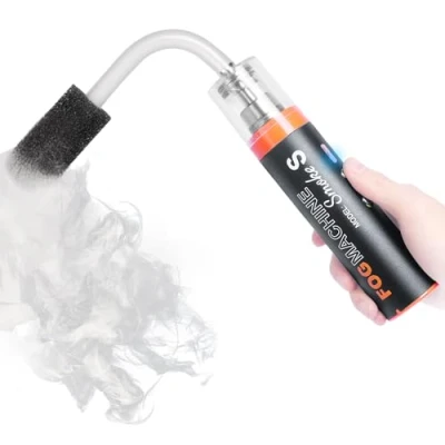 Bild av LENSGO Smoke S handhållen dimmaskin, bärbar rökmaskin med fjärrkontroll fogger för fotografi, utomhusevenemang, fester, sceneffekter, halloween, desinfektion eller bröllop rök