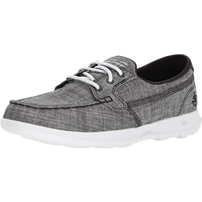 Bild av Skechers Performance Women&#039;s Go Walk Lite 15433 Boat Shoe,black/white,12 M US