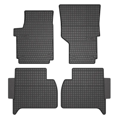 Bild av FROGUM 0401 Ensemble de tapis sol Caoutchouc avant et arrière 4 noir Sur mesure