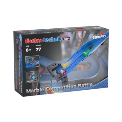 Bild av fischertechnik Marble Competition Battle 571898 kulbana, kulbaneförlängning, 3 järnvägselement, från 8 år