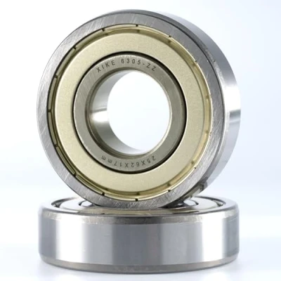 Bild av XiKe 2 stycken 6305 ZZ kullager 25 x 62 17 mm kromstål och dubbel metalltätning 6305Z spårkullager med tätningar