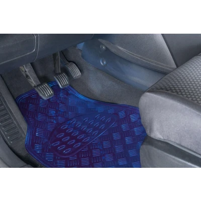 Bild av WALSER 28022 Ensemble de tapis sol Caoutchouc avant et arrière 4 Bleu Adaptation universelle 70.5 x 49, 42.5 48 oscaro, mister auto, yakarouler
