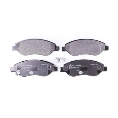 Bild av HELLA 8DB 355 013 401 Jeu de plaquettes frein non préparé pour indicateur d&#039;usure avec vis d&#039;étrier OPEL: Corsa D 3/5 portes