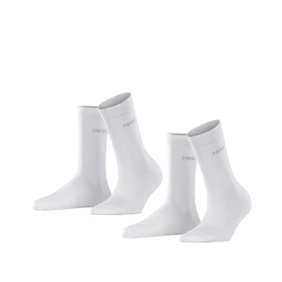 Bild av Esprit strumpor för kvinnor (2 pack), Vit (vit 2000), 39 42 EU