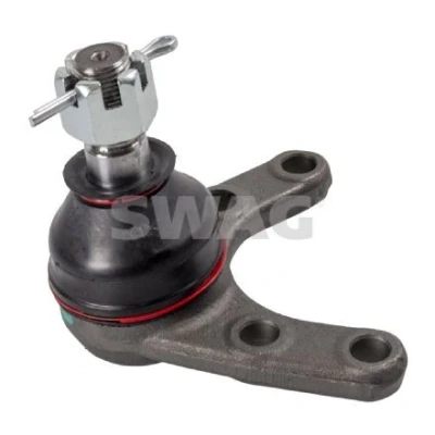 Bild av SWAG 83 94 2399 Rotule de suspension Essieu avant gauche, inférieur, droit avec ecrou crénelé 17,8 pour bras oscillant transversal