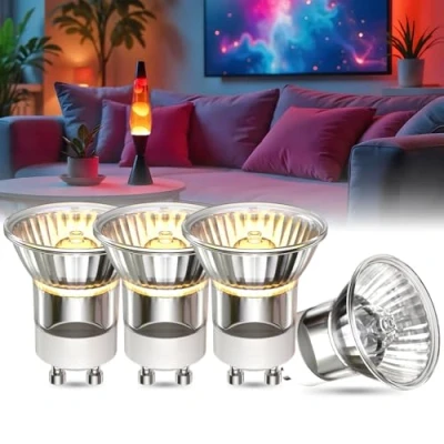 Bild av DoRight 4 parti 28 W MR11 GU10 Lavalamp lampa, dimbar reflektorlampa ersättning för lavalampa varmvit 2 800 K