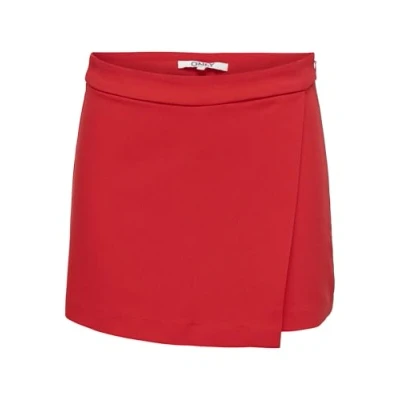 Bild av ONLY Onlnemy LIFE Skort Shorts, Storlek: Small, High risk red