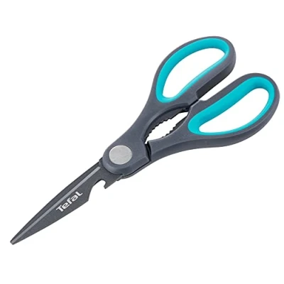Bild av Tefal K12241 Fresh Kitchen 3 i 1 kökssax blad av rostfritt stål + titanförstärkt non stick beläggning ergonomiskt handtag inkl. flasköppnare nötknäppare diskmaskinssäker svart