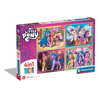 Bild av Clementoni Pussel My Little Pony 4 in 1