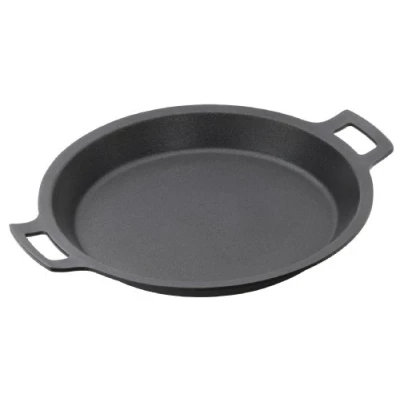 Bild av BRA Efficient Paella panna, aluminiumgjutning med non stick beläggning Teflon Platinum Plus, silikonhandtag 36 cm svart