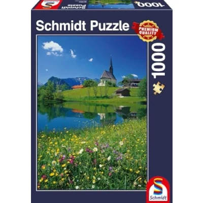 Bild av Schmidt Spiele 57391 Inzell, Church St. Nikolaus, 1000 Pieces Puzzle
