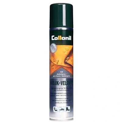 Bild av Collonil Nubuck &amp; velour 15920001331 vårdspray velourläder 200 ml, Grå mörkgrå 729, Einheitsgröße