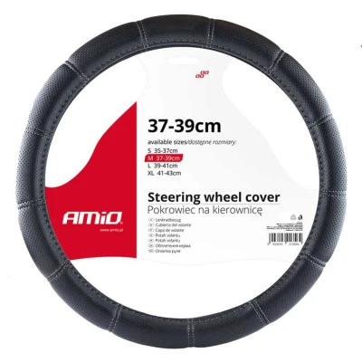 Bild av AMiO SWC 29 M 02566 Housse de volant noir 37 39 Similicuir