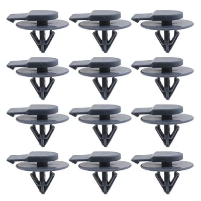 Bild av 50 st hjulbåge trim fästklämmor grå plast bilfästelement hållare kompatibel med Mini R57 R56 R55 Cooper 07137073915