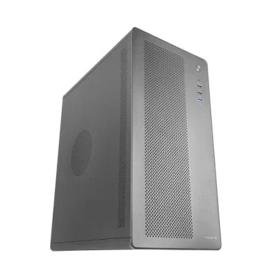 Bild av Mars Gaming Tacens AEROM, Micro ATX PC Chassi, Robust Metallstruktur med Främre Galler, 1x Ultra Tyst Bakre Fläkt 120mm, Stöd för upp till 3x Fläktar, Mini Tower, USB 3.0, Svart