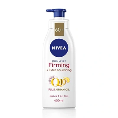 Bild av Nivea uppstramande kroppslotion med Q10 och arganolja (400 ml), närande kräm arganolja, fuktgivande för åtstramande hud