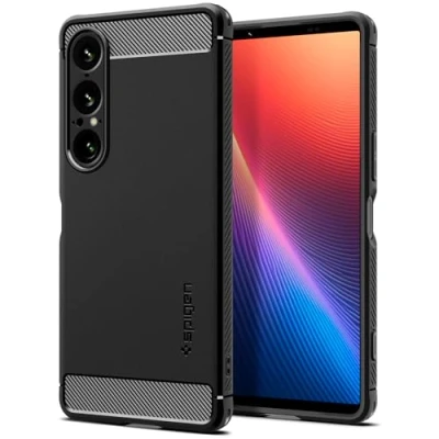 Bild av Spigen Rugged Armor Skal kompatibel med Xperia 1 VII Fodral Case Matte Black