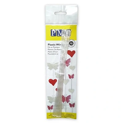 Bild av PME 1103PW plasttrådar tidig sockerarbete 18 cm, plast, klar, 0,1 x 0,11 cm