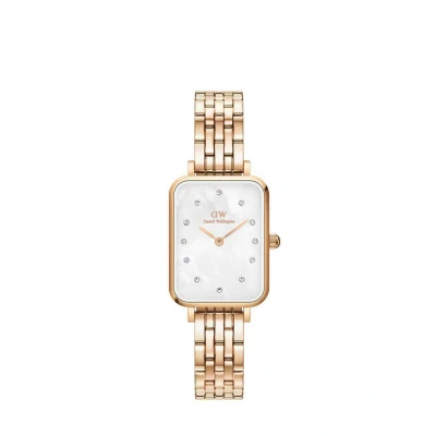 Bild av Daniel Wellington Quadro Lumine 5 LINK MOP Klocka Rose goldcoloured, Storlek: One Size, gold coloured