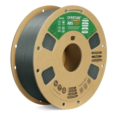 Bild av OVERTURE ABS Filament 1,75mm, 1 kg spole (2,2 lbs), 3D skrivarfilament, dimensionsnoggrannhet +/ 0,02 mm, passar de flesta FDM skrivare(Diamantgrå)