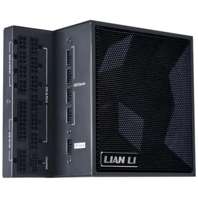 Bild av Lian Li EDGE 1300 BLACK Strömförsörjning Watt 120 mm ATX 3.1 80 Plus Platinum certificate