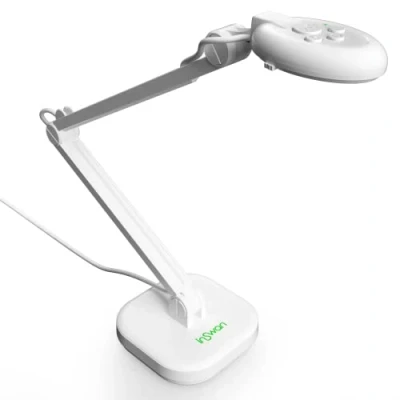 Bild av INSWAN INS 2 USB dokumentkamera och visualiser/13 MP 4K Ultra HD A3 format, autofokus, LED ljus, mikrofon Mac OS/Windows/Chromebook för live demo, fjärrundervisning, webbkonferenser