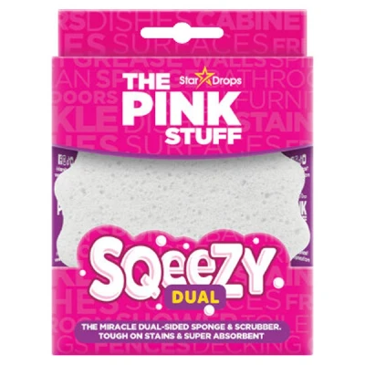 Bild av The Pink Stuff Squeezy Dual Scrub/Sponge