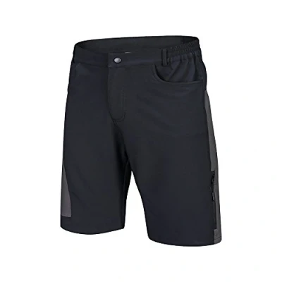 Bild av TOMSHOO MTB shorts, Mäns cykelshorts med 3D stoppning och 4 fickor för utomhussport cykling