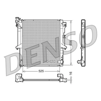 Bild av Kylare, motorkylning Denso DRM45017
