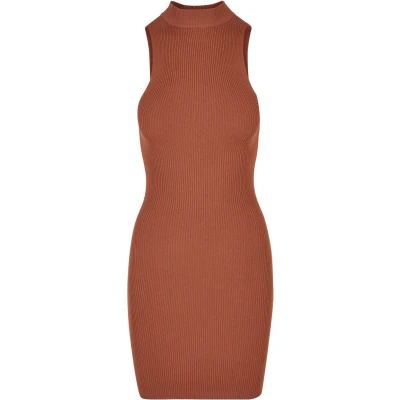 Bild av Urban Classics CUT OUT Sleevless Fodralklänning, Storlek: 3XL, Terracotta