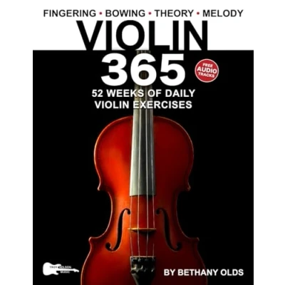 Bild av Violin 365: 52 Weeks of Daily Exercises—All Music Includes Standard Notes, Tablature + Free Audio!