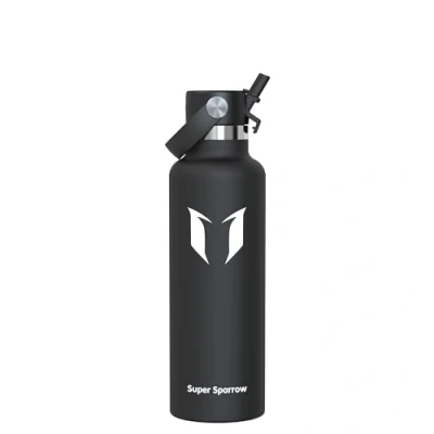 Bild av Super Sparrow Vattenflaska 750ml Rostfritt Stål Metallflaska Termos Standard Mun Giftfri BPA Fri Perfekt Som Sportflaska