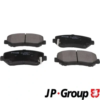 Bild av JP GROUP 3863604710 Jeu de plaquettes frein Essieu avant contact signal d&#039;usure inclus MAZDA: CX 5 II, I
